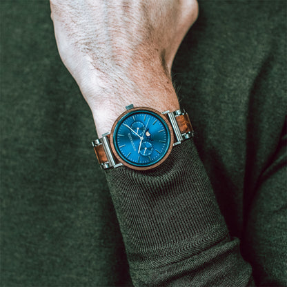 Woodwatch Men's Element Cobalt Acacia WW-El-Ca