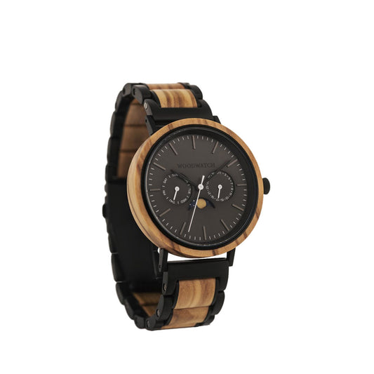 Woodwatch Men's Element Carbon Olive WW-El-Co