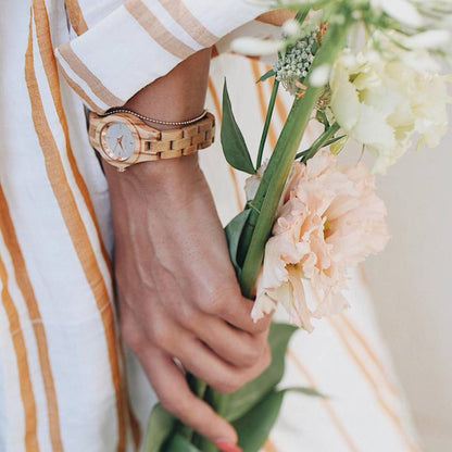 Woodwatch Women's Flora Blossom Quartz Watch