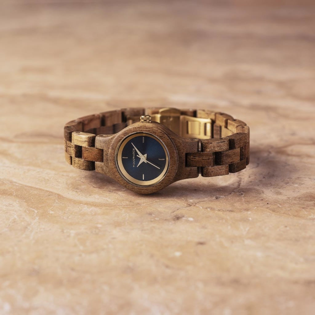 Woodwatch Women's Flora Bellflower Quartz Watch