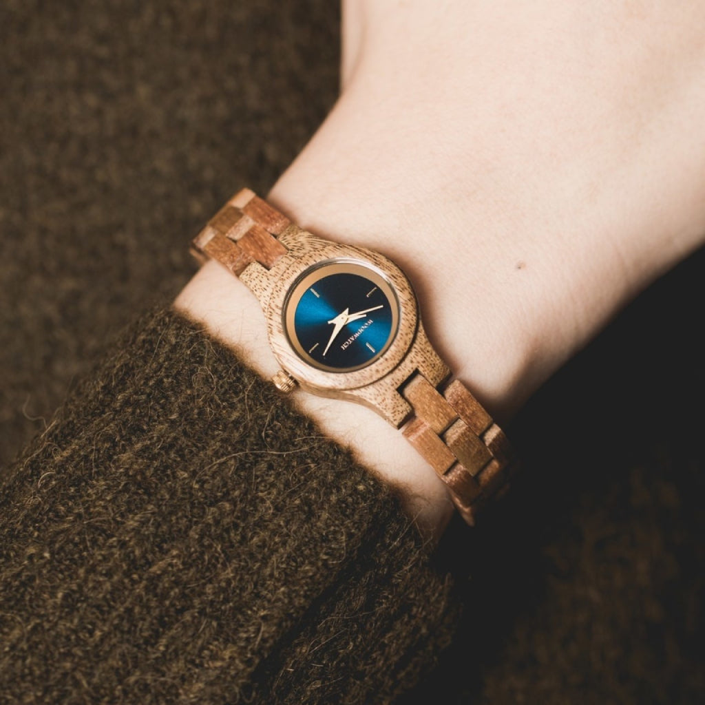 Woodwatch Women's Flora Bellflower Quartz Watch