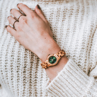 Woodwatch Women's Flora Dahlia Quartz Watch