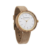 WOODWATCH WOMEN'S NORDIC COPENHAGEN BEIGE QUARTZ WATCH