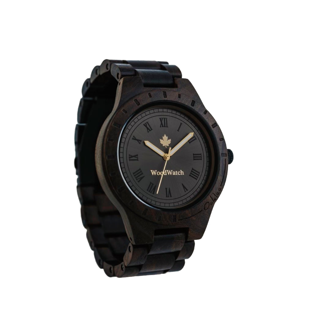 Woodwatch Men's Original Oaklee Black Sandalwood Quartz Watch