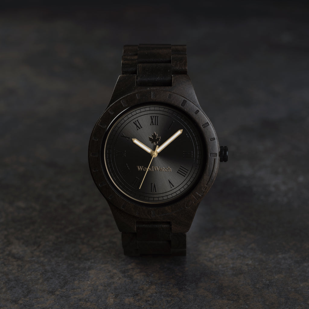 Woodwatch Men's Original Oaklee Black Sandalwood Quartz Watch