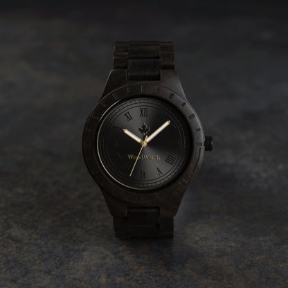 Woodwatch Men's Original Oaklee Black Sandalwood Quartz Watch