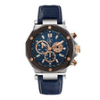 Gc Men's Watch Silver & Gun-Metal Case Quartz
