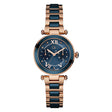 Gc Women's Watch Blue & Rose Gold Case Quartz