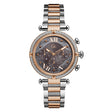 Gc Women's Watch Silver & Rose Gold Case Quartz