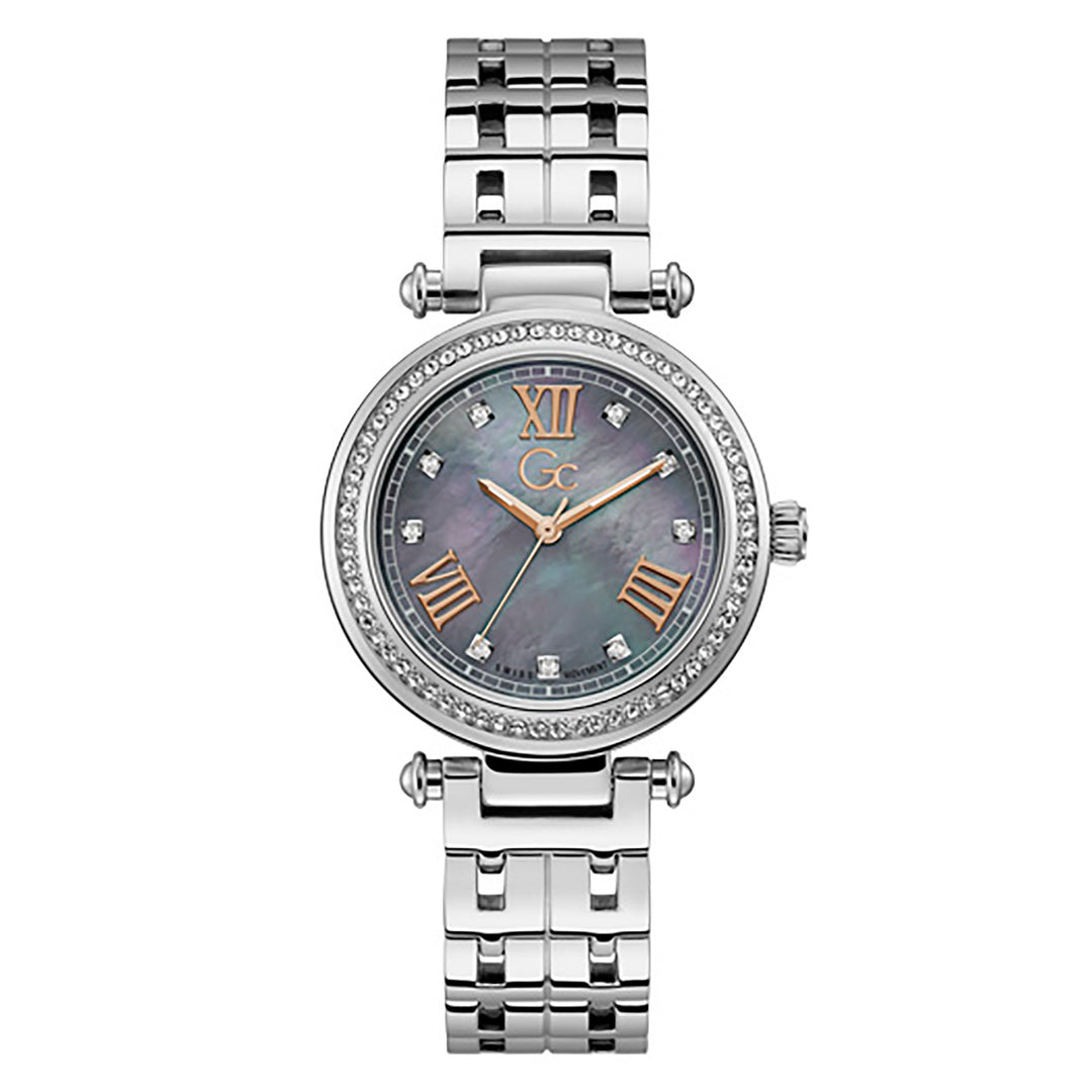 Gc Women's Watch Silver Case Quartz