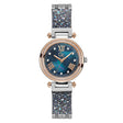 Gc Women's Watch Silver & Rose Gold Case Quartz