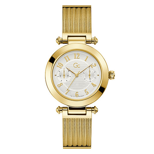Gc Women's Watch Yellow Gold Case Quartz