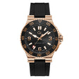 Gc Men's Watch Black & Rose Gold Case Quartz