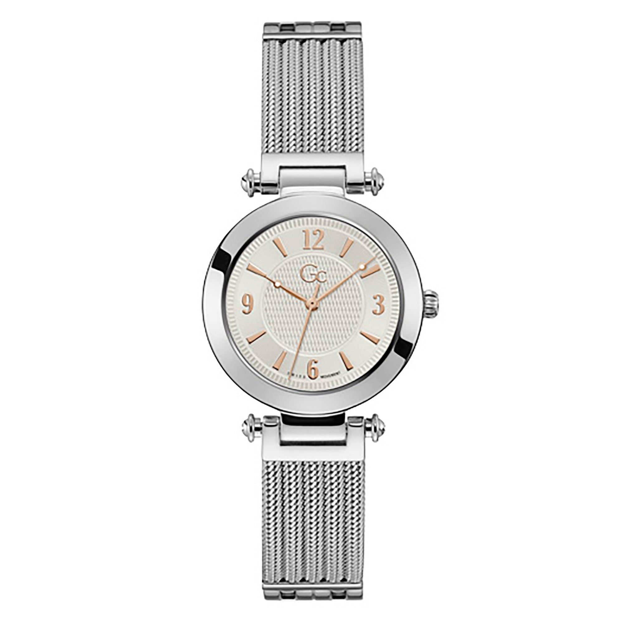 Shop Gc Women's Watch Silver Case Quartz - The Watch House UAE