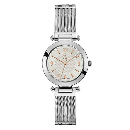 Gc Women's Watch Silver Case Quartz