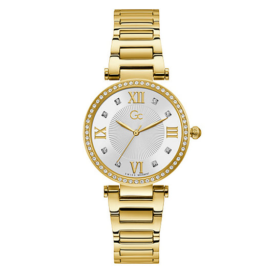 Gc Women's Watch Yellow Gold Case Quartz
