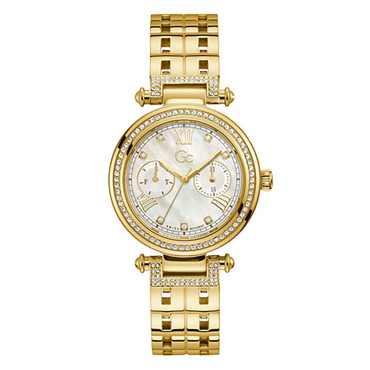 Gc Women's Watch Yellow Gold Case Quartz