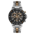Gc Men's Watch Silver & Gun-Metal Case Quartz